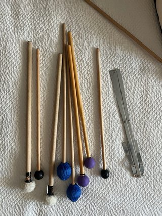 Metalófono cromático Jeff Percussion + baquetas