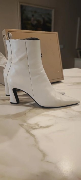 Botines blancos talla 39
