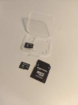 2 Tarjetas de memoria 64 Gb microSDXC + adaptador