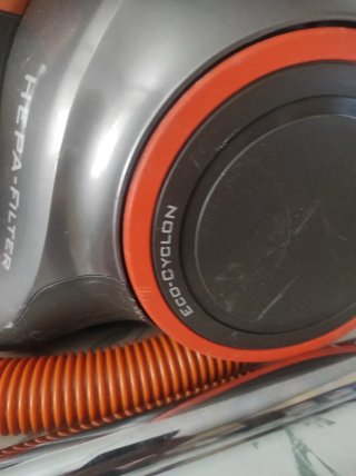 Aspiradora Ciclónica Naranja y Gris