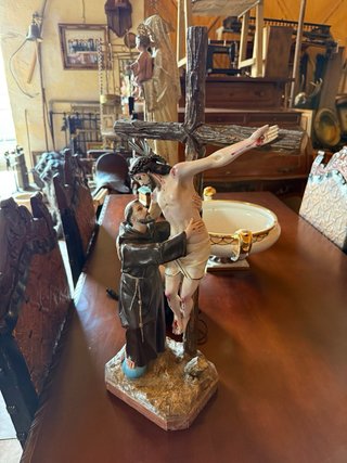 Figura San Francisco y Cristo