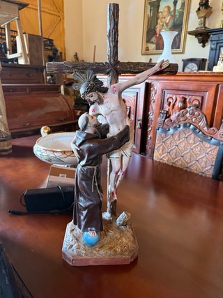 Figura San Francisco y Cristo