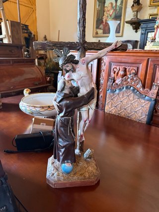 Figura San Francisco y Cristo