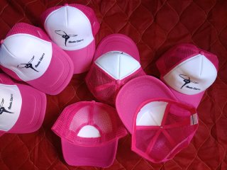Lote de 7 Gorras Trucker Rosas (Gimnasia / Deporte