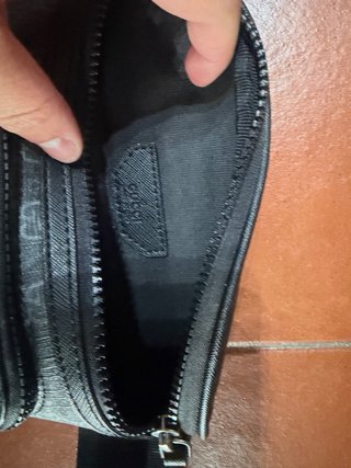 Bandolera Gucci Negra y Gris
