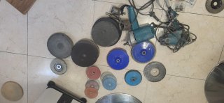 Maquinas, herramientas y discos para mármol.