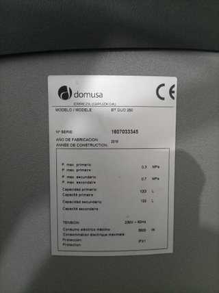 Caldera Pellet Domusa Teknik Gris