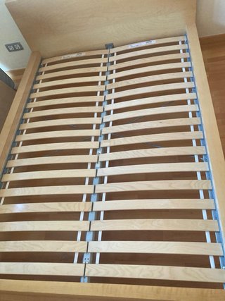 Somier doble madera Ikea