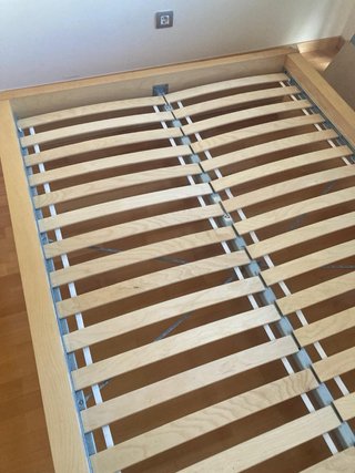 Somier doble madera Ikea