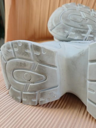 Sneakers argentate metallizzato tg 38