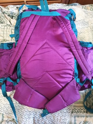 Mochila Altus Trekking NUEVA años 80 Morado/Verde