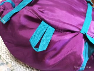 Mochila Altus Trekking NUEVA años 80 Morado/Verde