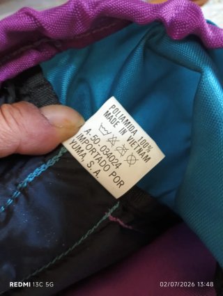Mochila Altus Trekking NUEVA años 80 Morado/Verde