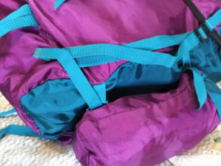 Mochila Altus Trekking NUEVA años 80 Morado/Verde