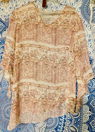 Blusa Asimétrica Hada Fairycore Coquette
