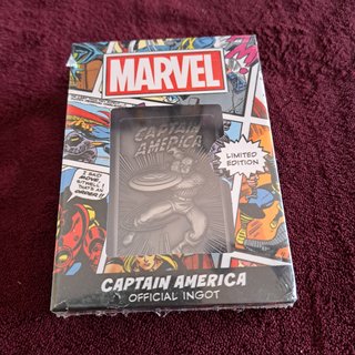 Lingote Marvel Capitan America Edicion Limitada