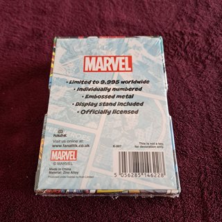 Lingote Marvel Capitan America Edicion Limitada