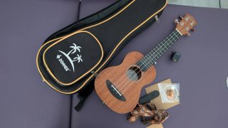 Ukelele Donner con funda y accesorios