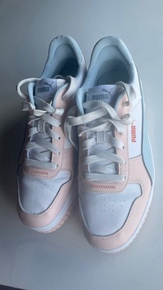 Zapatillas Puma Mujer Talla 38 Rosa y Blanco