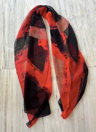 Lote 6 pañuelos vintage mujer estampados y lisos