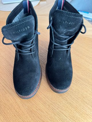 Botas Tommy Hilfiger Negras Cuña