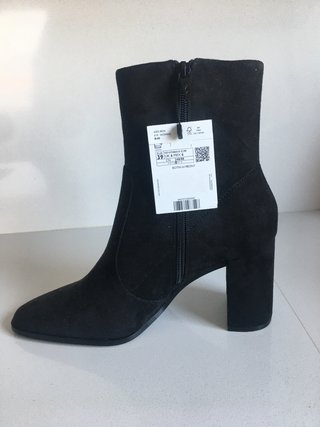 Botín tacón Mango negro talla 39
