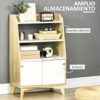 Estantería Infantil con 2 Puertas y 3 EstantesTARA