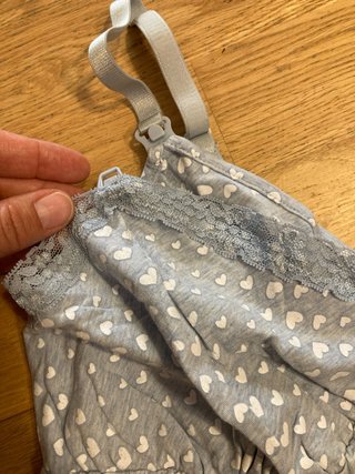 Pijama camisola de Lactancia Estampado Corazones