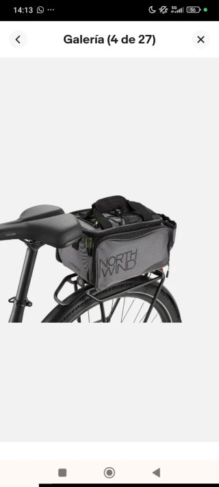 Bolsa Portaequipajes Bicicleta North Wind