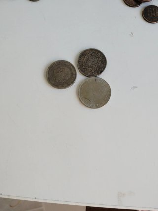 Lote 143 monedas antiguas España