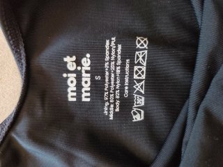 Traje de baño negro
