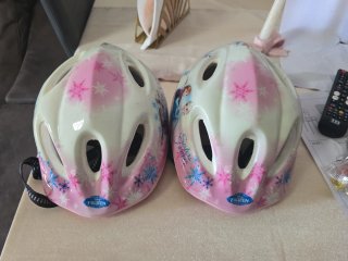 Casco niña bicicleta