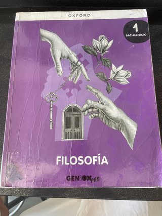 Filosofía 1º Bachillerato. Libro del estudiante...