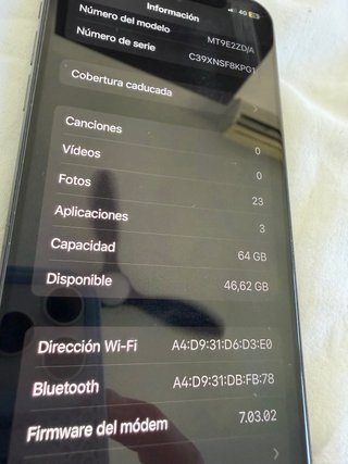 iPhone XS 64GB Negro