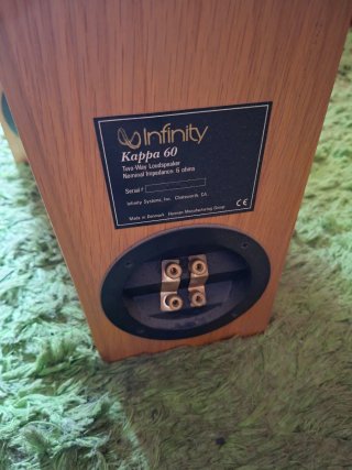 Altavoces infinity kappa 60.