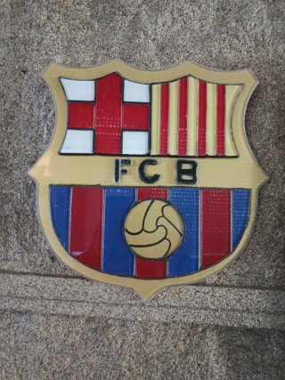 Escudo FC Barcelona Metacrilato