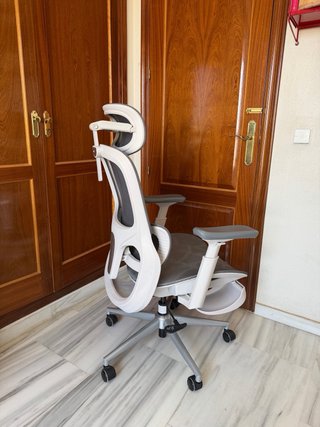 Silla Ergonómica Soporte Lumbar y Reposapies