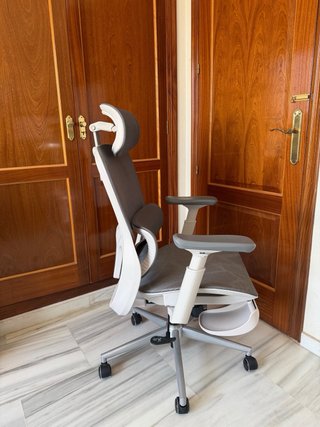 Silla Ergonómica Soporte Lumbar y Reposapies