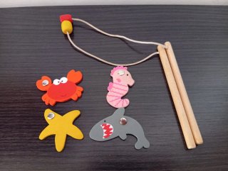 Juego de pesca de madera Djeco