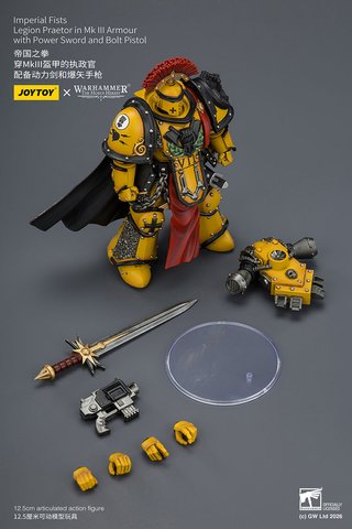 JoyToy Warhammer 30k Imperial Fists Praetor MK III