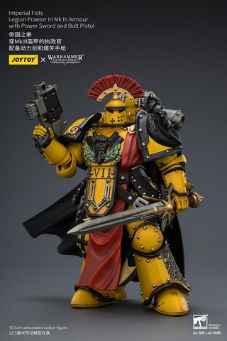 JoyToy Warhammer 30k Imperial Fists Praetor MK III