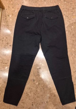 Pantalón gucci negro con cremallera