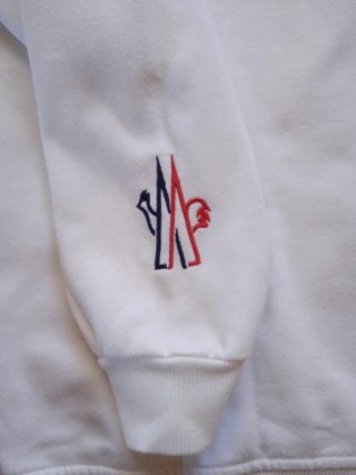 Sudadera Moncler Blanca Logo