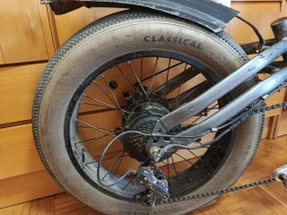Bicicleta Eléctrica Fat Bike Marrón
