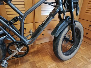 Bicicleta Eléctrica Fat Bike Marrón