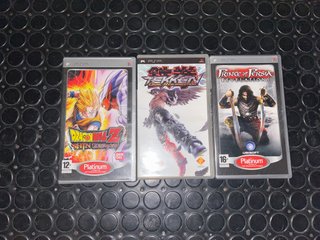 Lote di 3 giochi per PSP