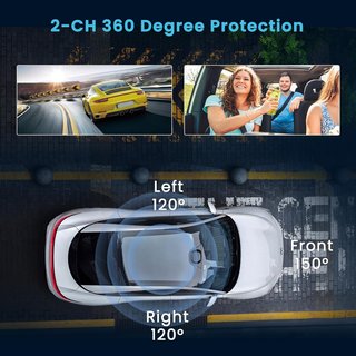 Cámara Coche Dashcam 1080P + Tarjeta 64GB