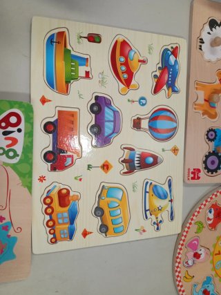 Puzzles madera lote