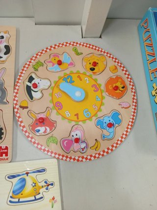 Puzzles madera lote