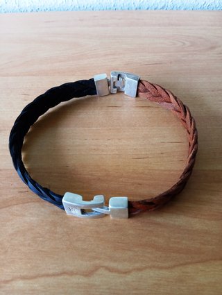 UNODE50 PULSERA CUERO NUEVA, SIN ESTRENAR, MARRÓN.